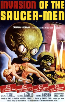 Affisch: INVASION OF THE SAUCER MEN (1957)