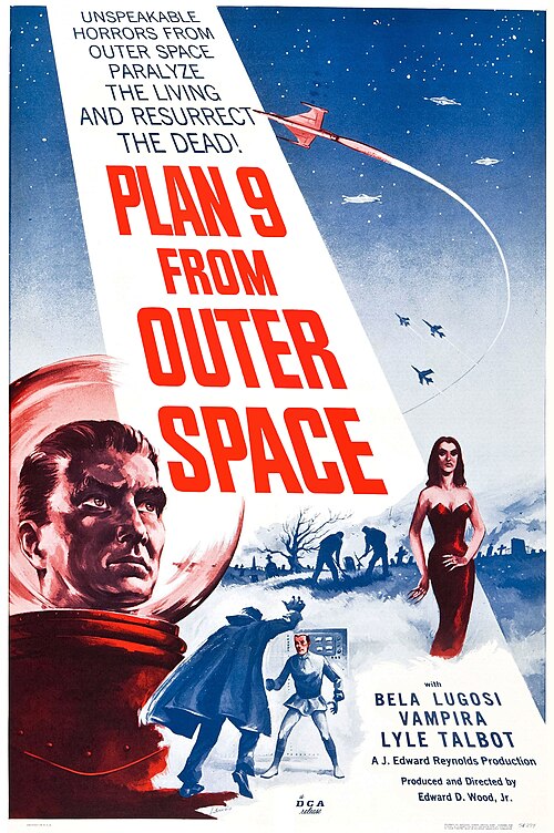 Filmaffisch för Plan 9 from Outer Space